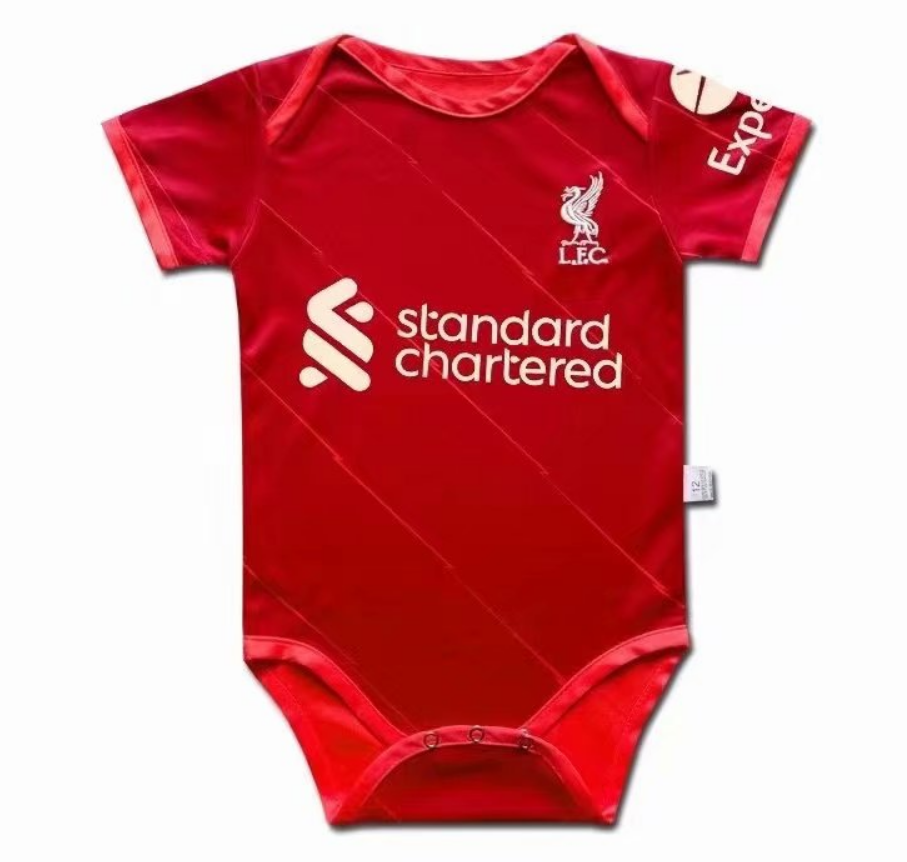 2021/22 Liverpool Home Infant Soccer Jersey Minikit